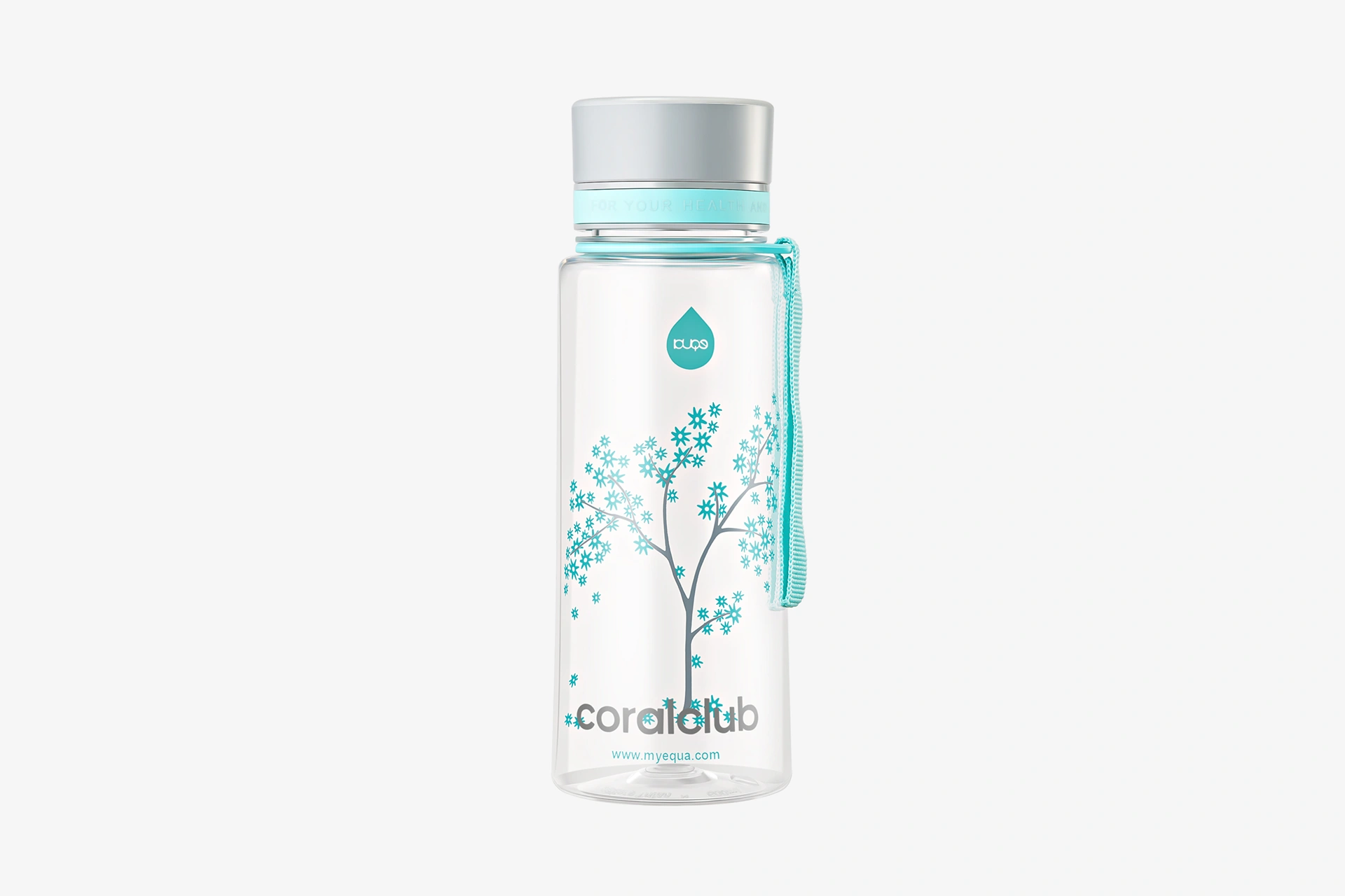 Water bottle EQUA "Mint Blossom"